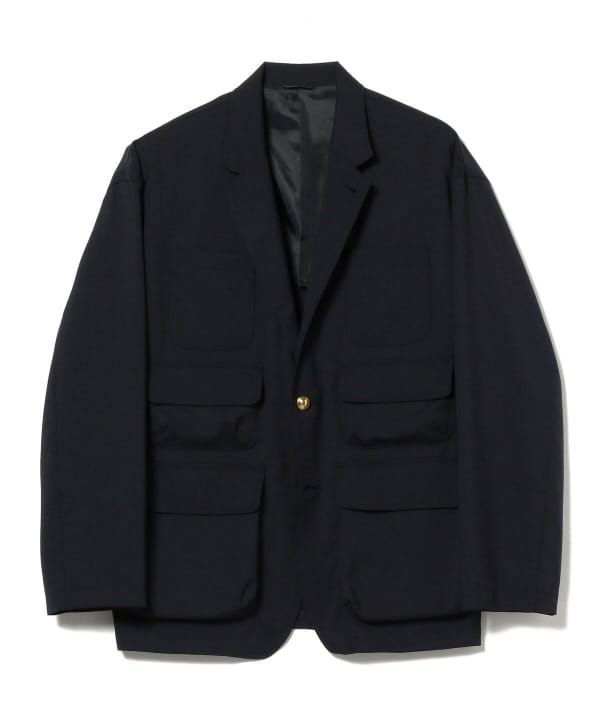 BEAMS [BEAMS] BEAMS / 3 step pocket blazer jacket (casual jacket 