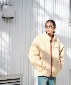 ▲BEAMS / ワイド リバーシブル ボア フリース ブルゾン