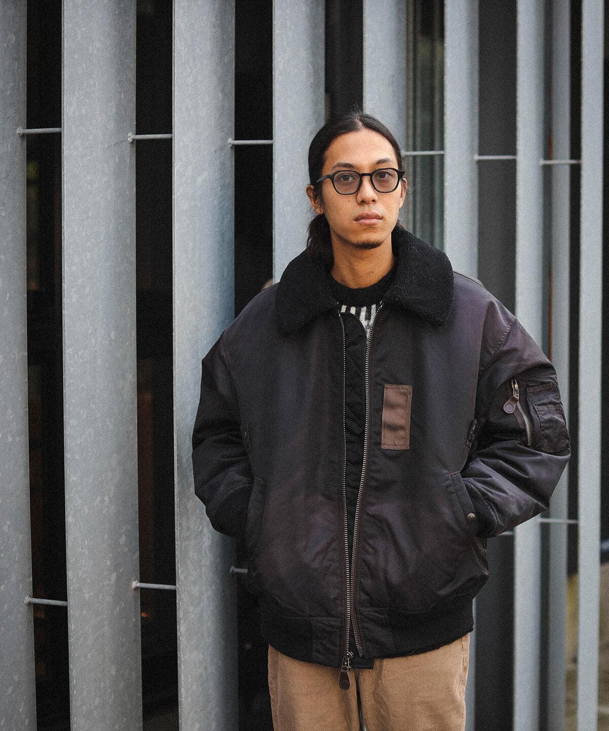 BEAMS BEAMS / Big Fade Military Blouson (Blouson BEAMS Jacket