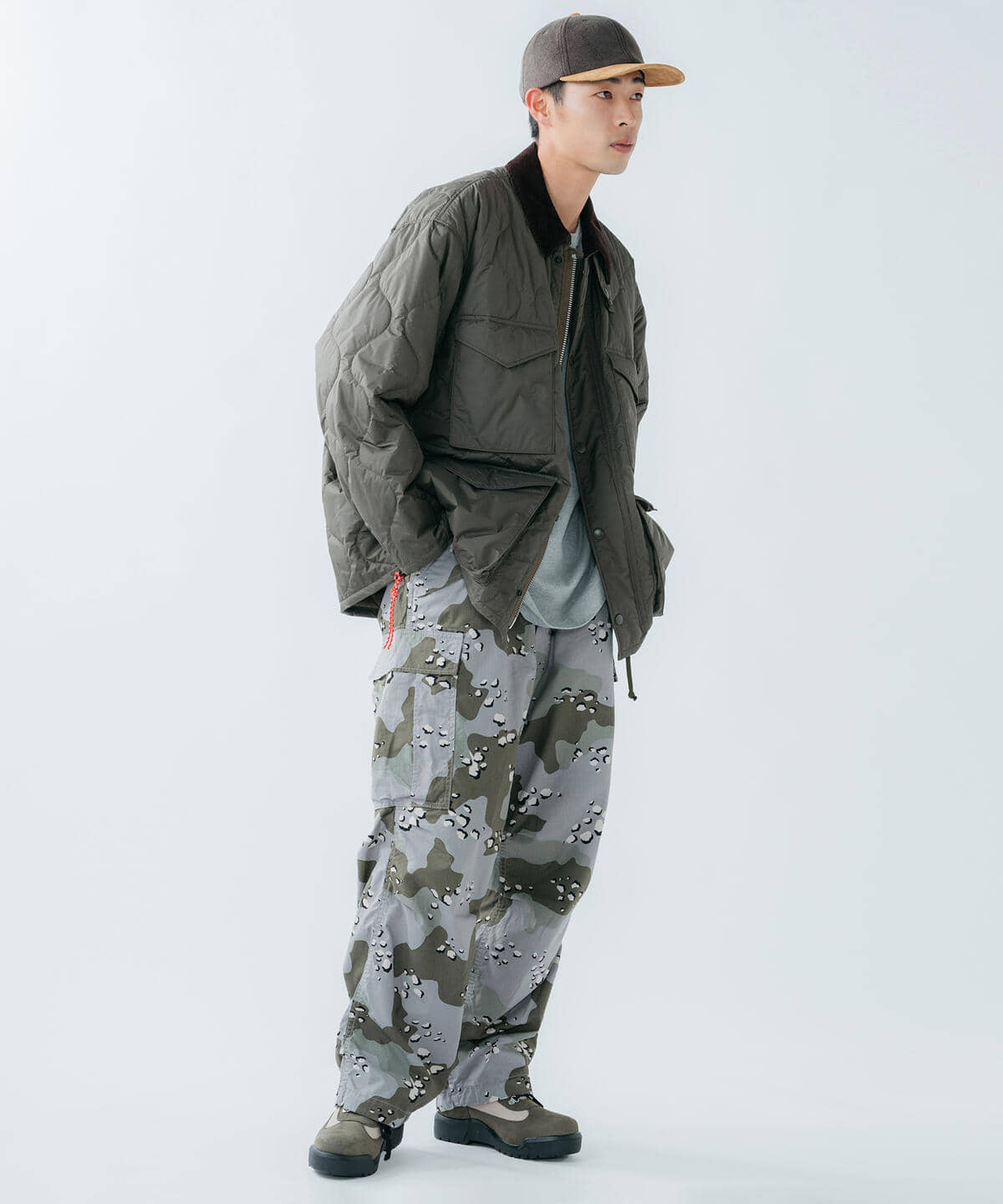 BEAMS JAPAN / M65 キルティング ジャケット