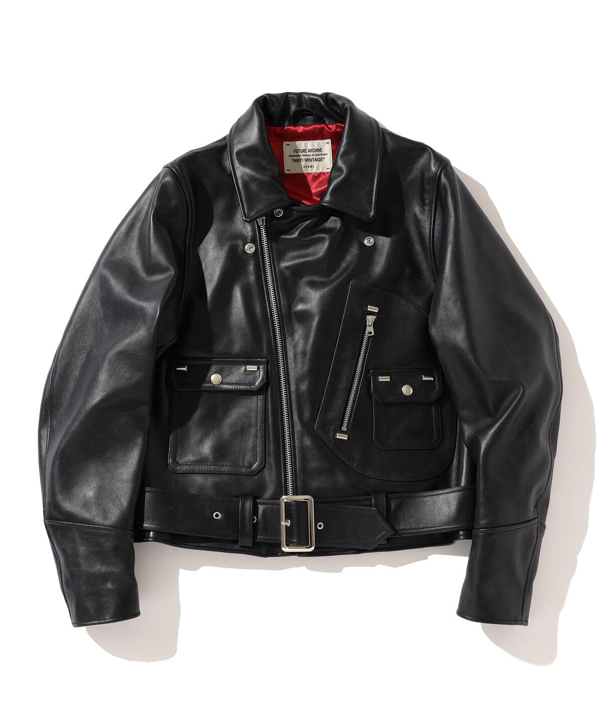 BEAMS FUTURE ARCHIVE / LEATHER BEAMS RIDERS JACKET mail order | BEAMS