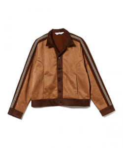 SASQUATCHFABRIX. / FAUX SUEDE TRACK JACKET 22AW-CSS-006