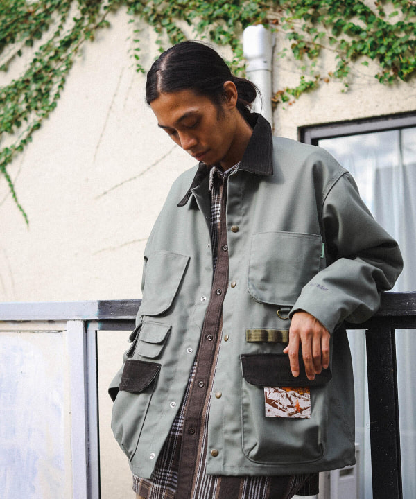 UNIVERSAL OVERALL×BEAMS 別注 コーチジャケット - ジャケット