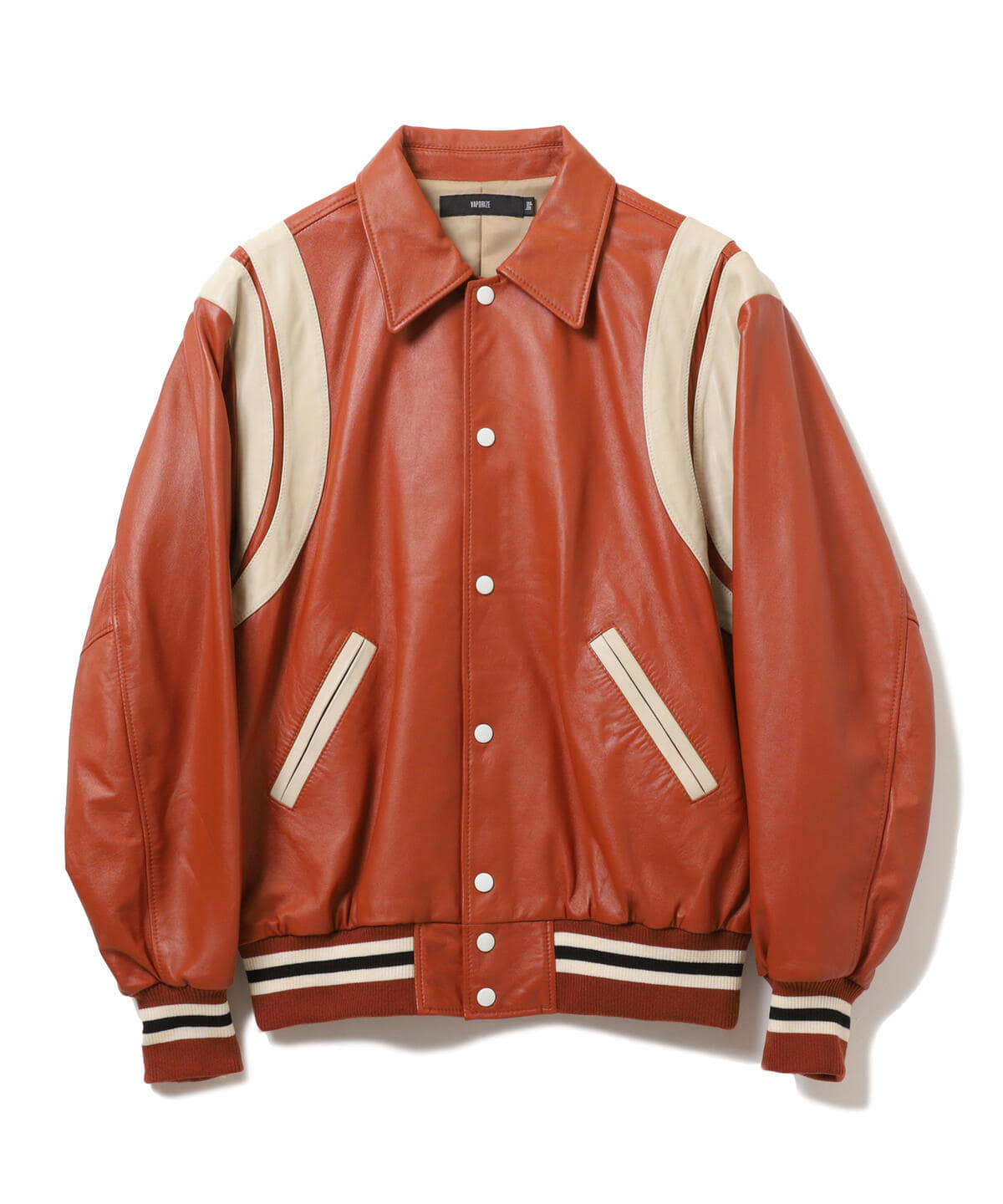 VAPORIZE [VAPORIZE] VAPORIZE / Varsity Jacket (leather blouson