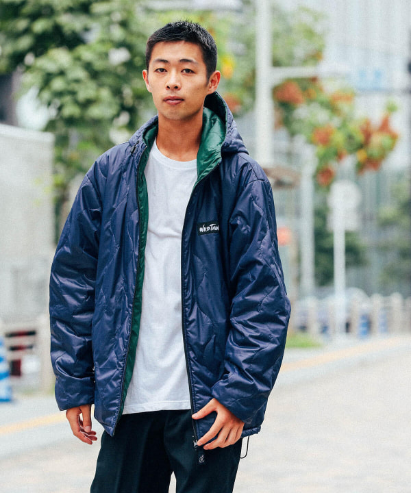 TURQUOISExPURPLE】WILD THINGS * BEAMS / 別注 Quilted Parka