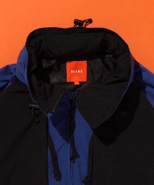 BEAMS [BEAMS] BEAMS / 2-tone nylon tech jacket (blouson blouson ...