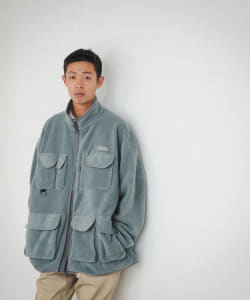 ▲Columbia PFG × BEAMS / 別注 LOGRIVER BMS FLEECE JACKET