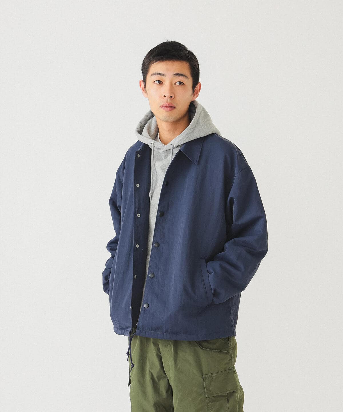 BEAMS [BEAMS] BEAMS / Nylon washer coach jacket (blouson