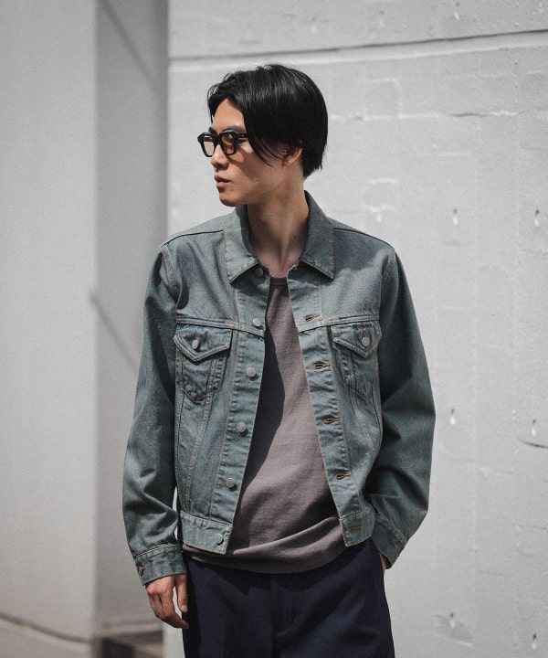 BEAMS [BEAMS] BEAMS / Vintage 3rd denim jacket (blouson denim 