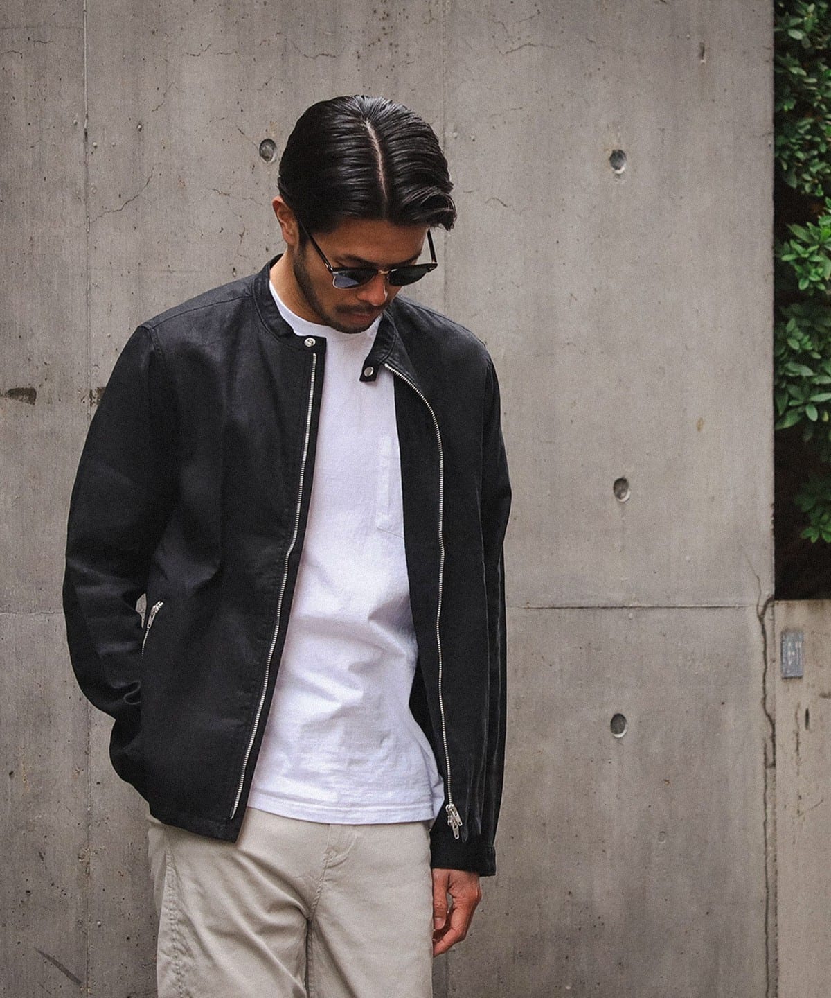 BEAMS [BEAMS] BEAMS / Linen rider jacket (blouson blouson) mail ...