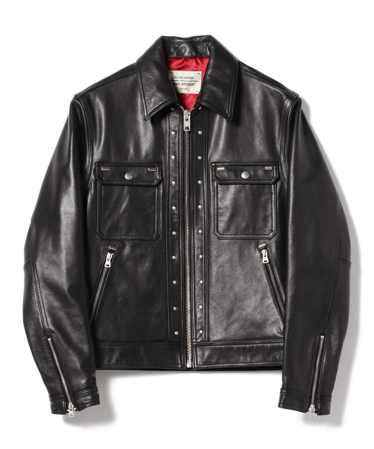 BEAMS（ビームス）FUTURE ARCHIVE / LEATHER SINGLE RIDERS JACKET 
