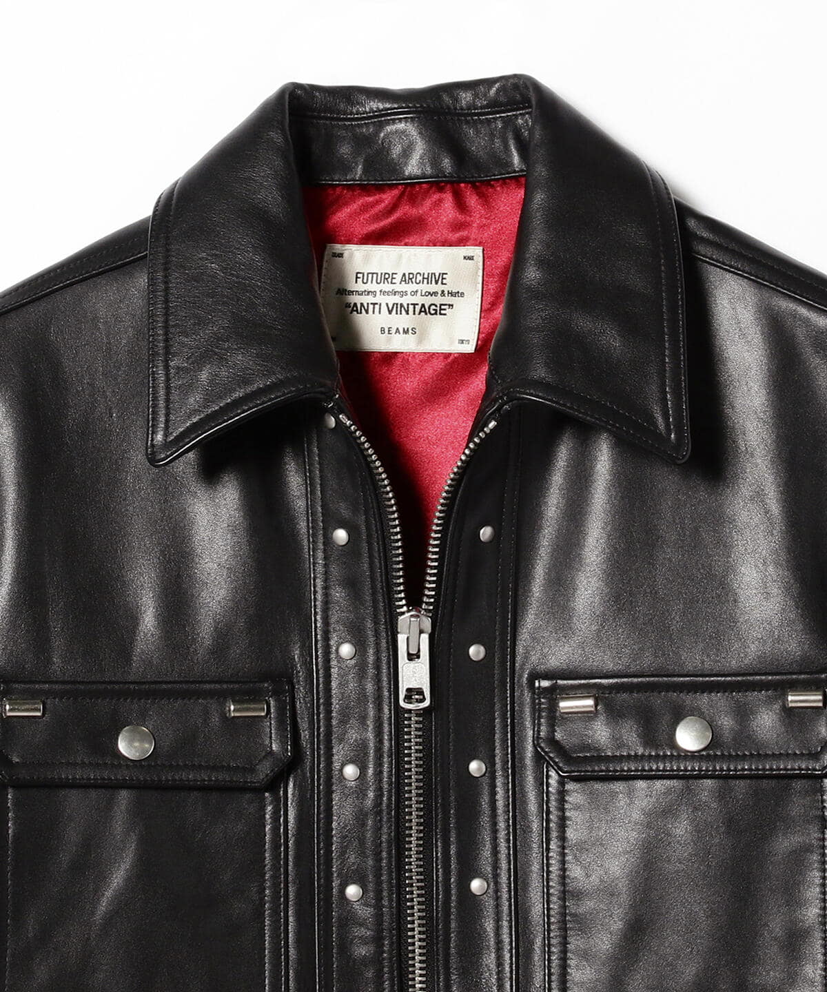 BEAMS（ビームス）FUTURE ARCHIVE / LEATHER SINGLE RIDERS JACKET