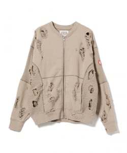 ▲C.E / PLAGUE WIDE RIB CUT ZIP SWEAT