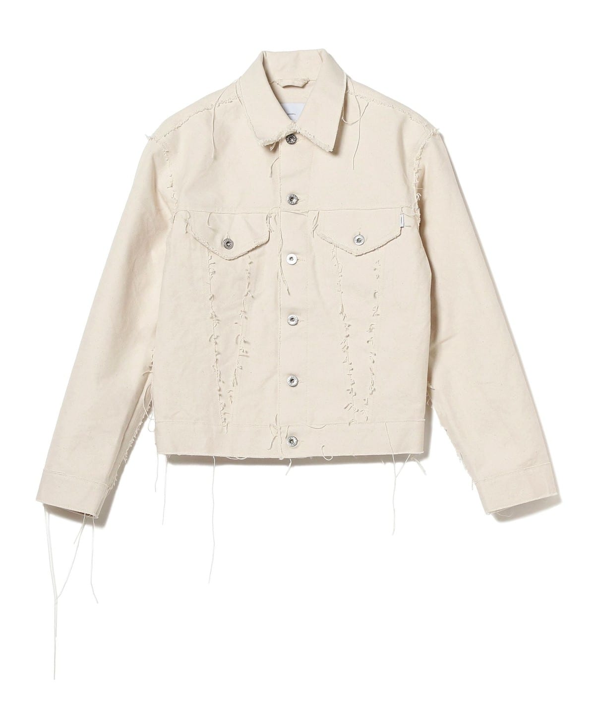 BEAMS（ビームス）SUGARHILL / Raw Edge Canvas Denim Jacket Type3