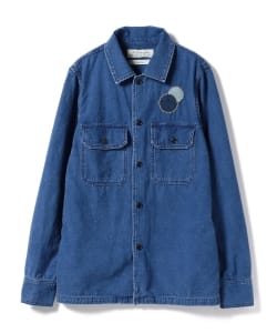 ▲REMI RELIEF × BEAMS PLUS / 別注 インディゴ ミリタリーシャツジャケット