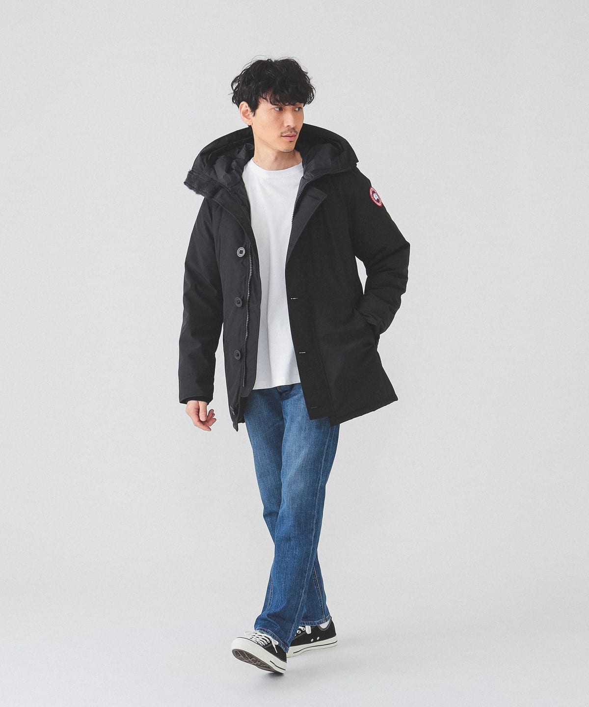 極美品   JASPER ジャスパー Lサイズ　ブラック 楽天市場】カナダグース ジャスパー lの通販