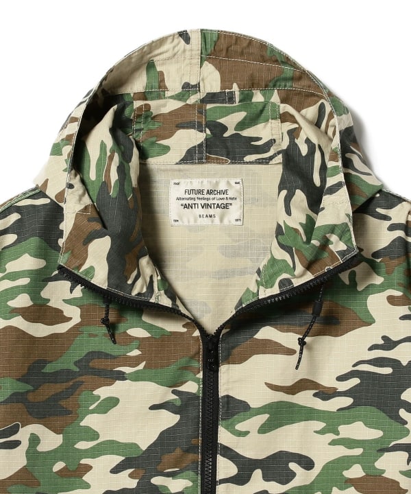 BEAMS（ビームス）FUTURE ARCHIVE / CAMO ZIP HOODY（ブルゾン 