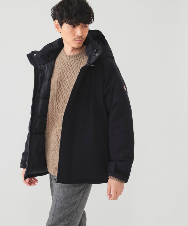 BEAMS（ビームス）DANTON × BEAMS / 別注 Down Army Hooded Jacket ...