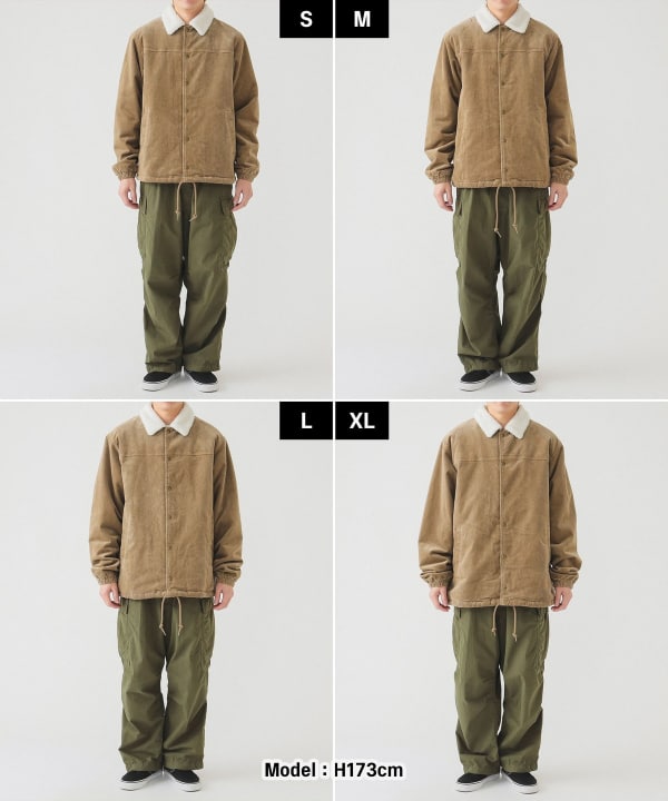 Lee × BEAMS 別注 ボア フードコーチジャケット