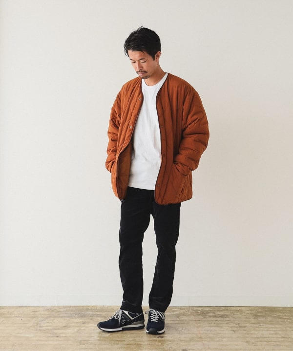 BEAMS BEAMS BEAMS military liner jacket (blouson down jacket) mail