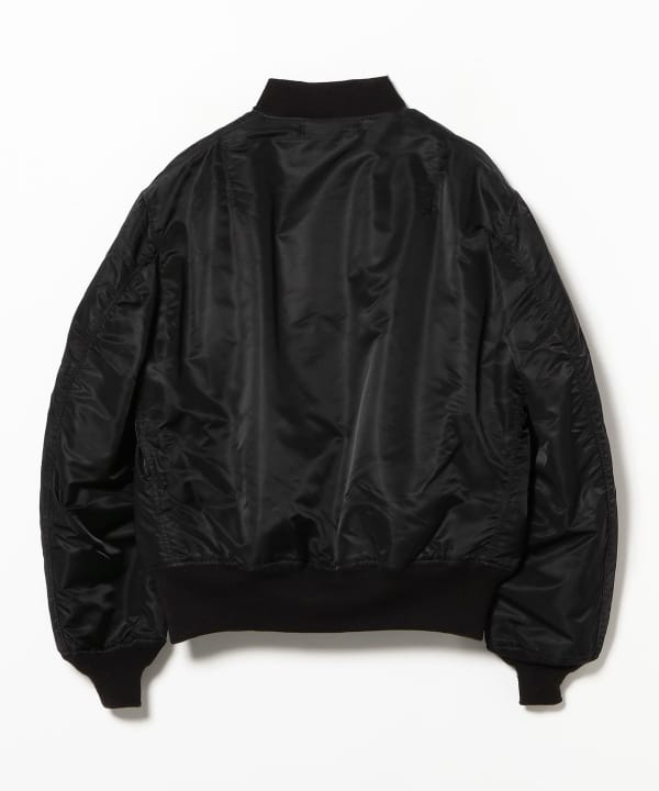 BEAMS ブラック MA-1 フライトジャケット　M BEAMS JAPAN BEAMS JAPAN BUZZ RICKSON'S / WILLIAM GIBSON COLLECTION