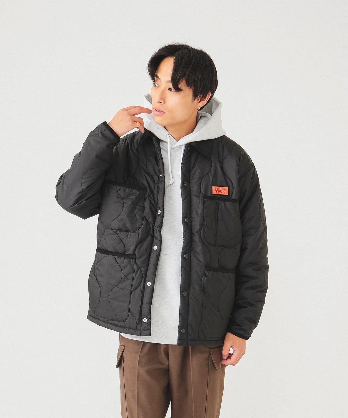 universal overall×beams別注　キルトジャケット