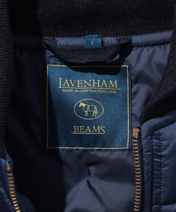 BEAMS（ビームス）LAVENHAM × BEAMS / 別注 PATCHWORK LAVENSTER