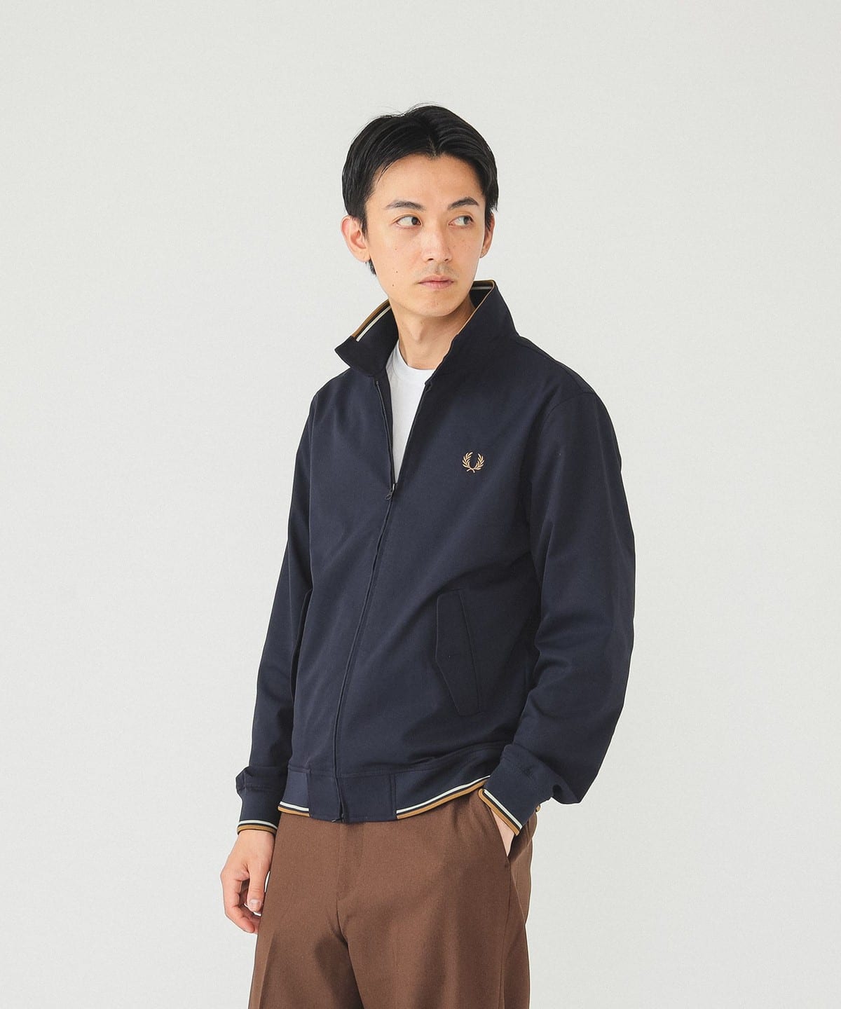 FRED PERRY × BEAMS / 別注 ハリントン ジャケット - ブルゾン