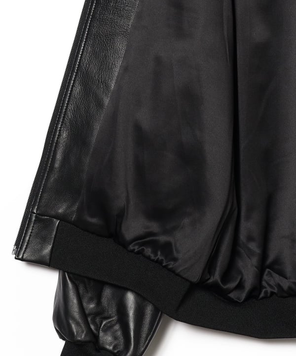 VAPORIZE VAPORIZE / 男裝Leather Track Jacket（短夾克短夾克）網購