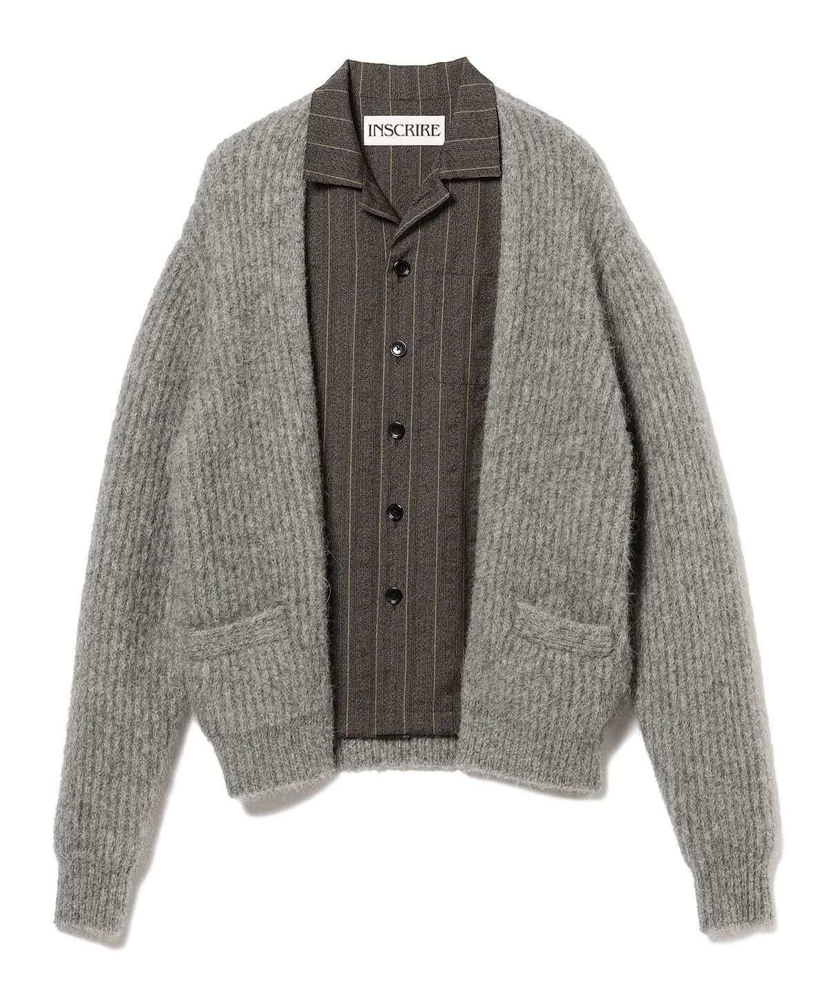 BEAMS（ビームス）INSCRIRE / Multi Stripe Layered Cardigan（トップス カーディガン）通販｜BEAMS