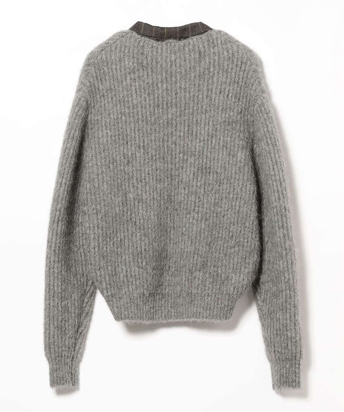 BEAMS（ビームス）INSCRIRE / Multi Stripe Layered Cardigan 