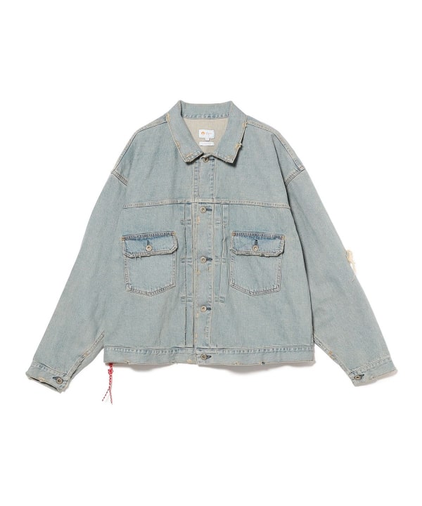 BEAMS JAPAN デニムジャケット Sサイズ BEAMS JAPAN（ビームス ジャパン）デニムジャケット（ブルゾン