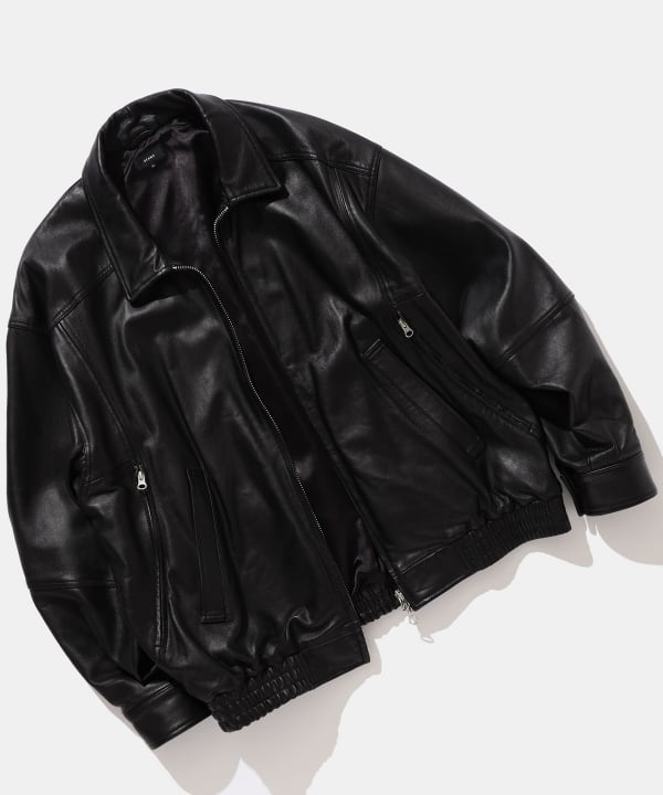 BEAMS BEAMS BEAMS Leather blouson (blouson leather blouson) mail 