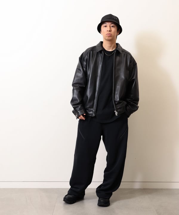 641cm【美品】BEAMS  シープスキンジャケット ブルゾン XL