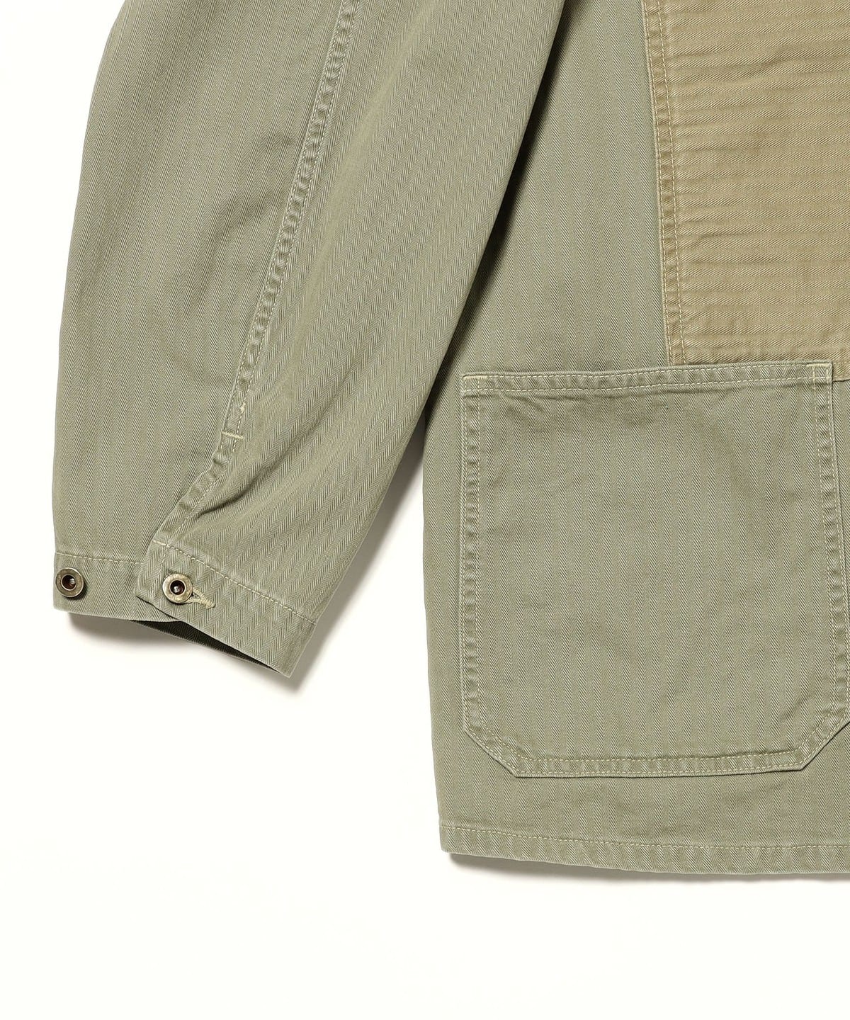 BEAMS（ビームス）orSlow / HERRINGBONE UTILITY COVERALL（ブルゾン