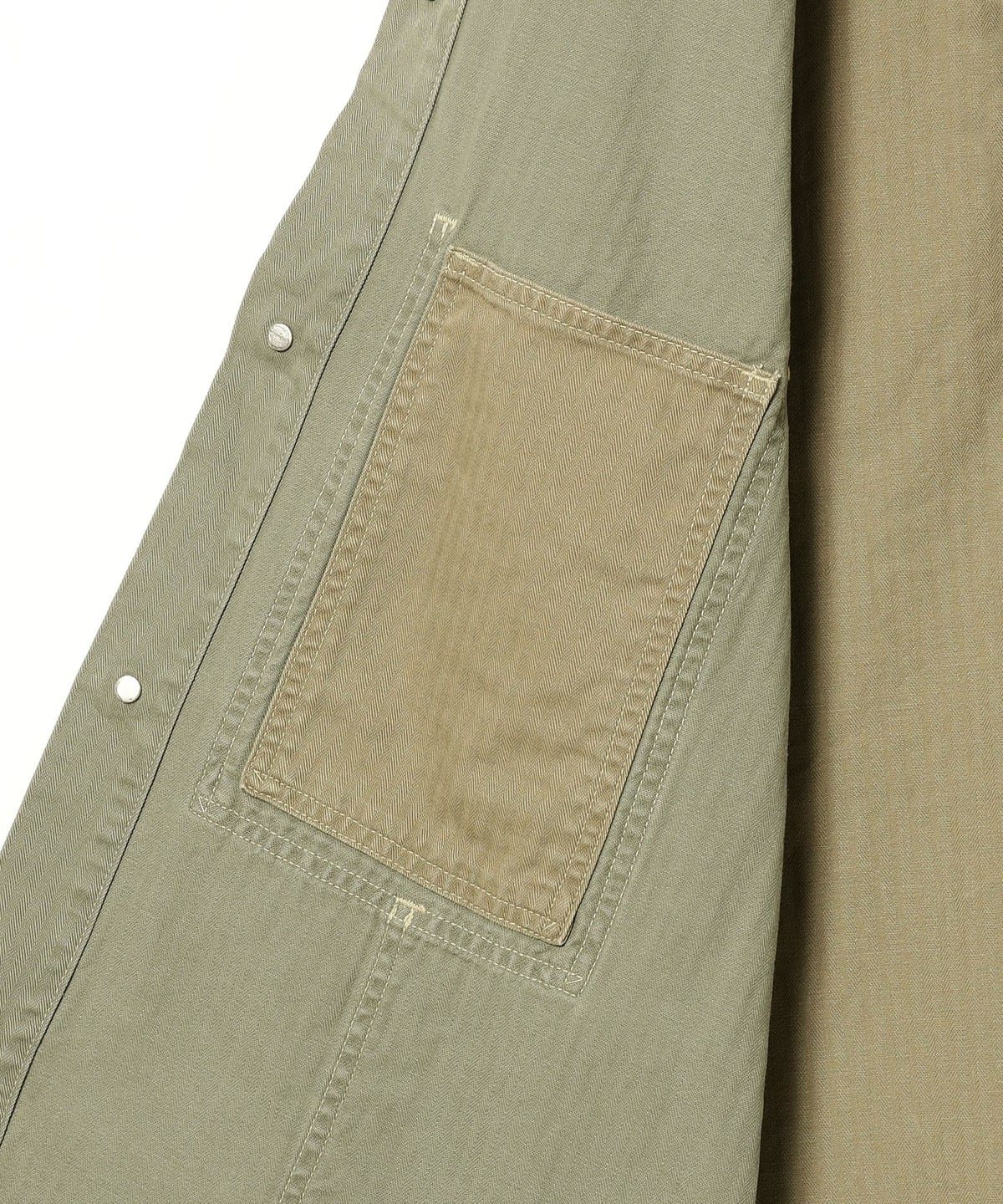 BEAMS（ビームス）orSlow / HERRINGBONE UTILITY COVERALL（ブルゾン