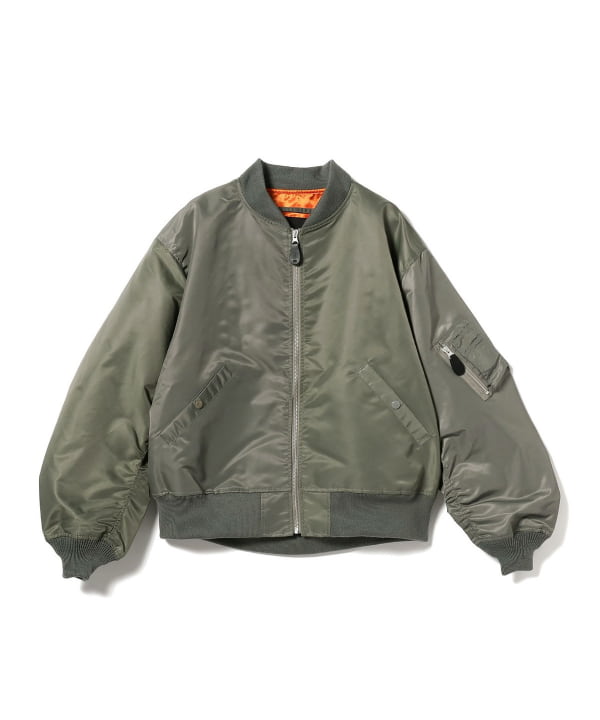 BEAMS BEAMS / loose fit BEAMS MA-1 (blouson blouson) mail order 