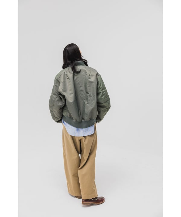 BEAMS BEAMS / loose fit BEAMS MA-1 (blouson blouson) mail order