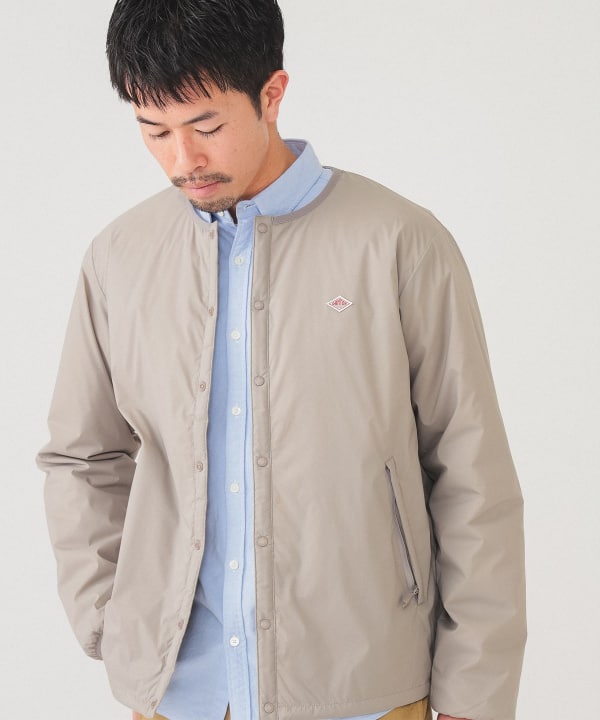 BEAMS（ビームス）DANTON / INSULATION COLLARLESS JACKET（ブルゾン 