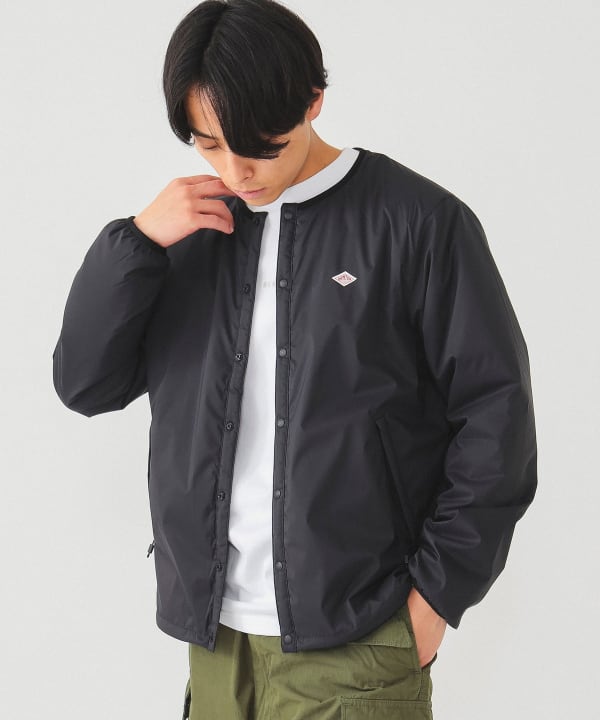 BEAMS（ビームス）DANTON / INSULATION COLLARLESS JACKET（ブルゾン