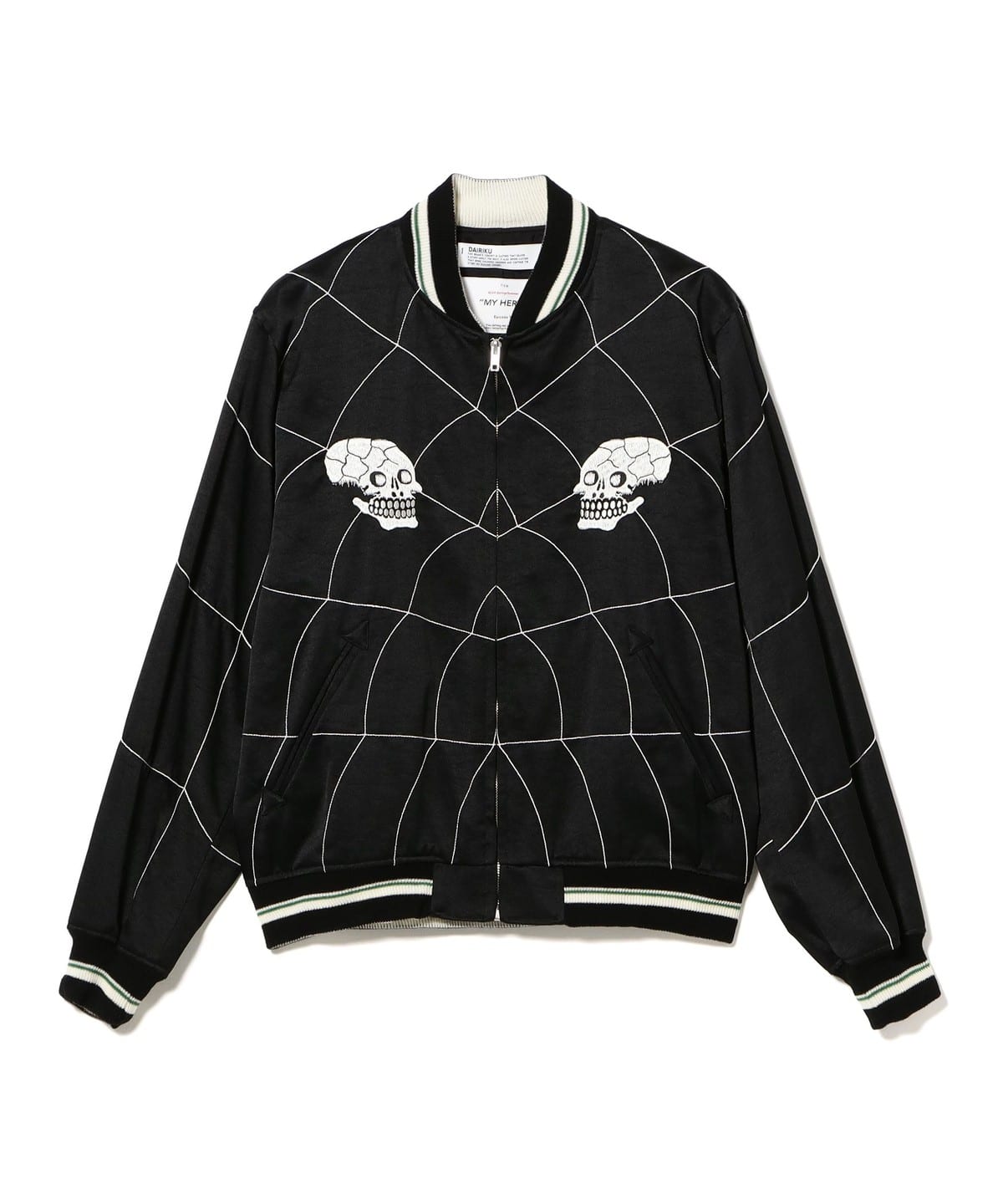 【新品】DAIRIKU Snake&Skull SkaJumper M ブラック BEAMS（ビームス）DAIRIKU / Snake&Skull Ska Jumper（ブルゾン