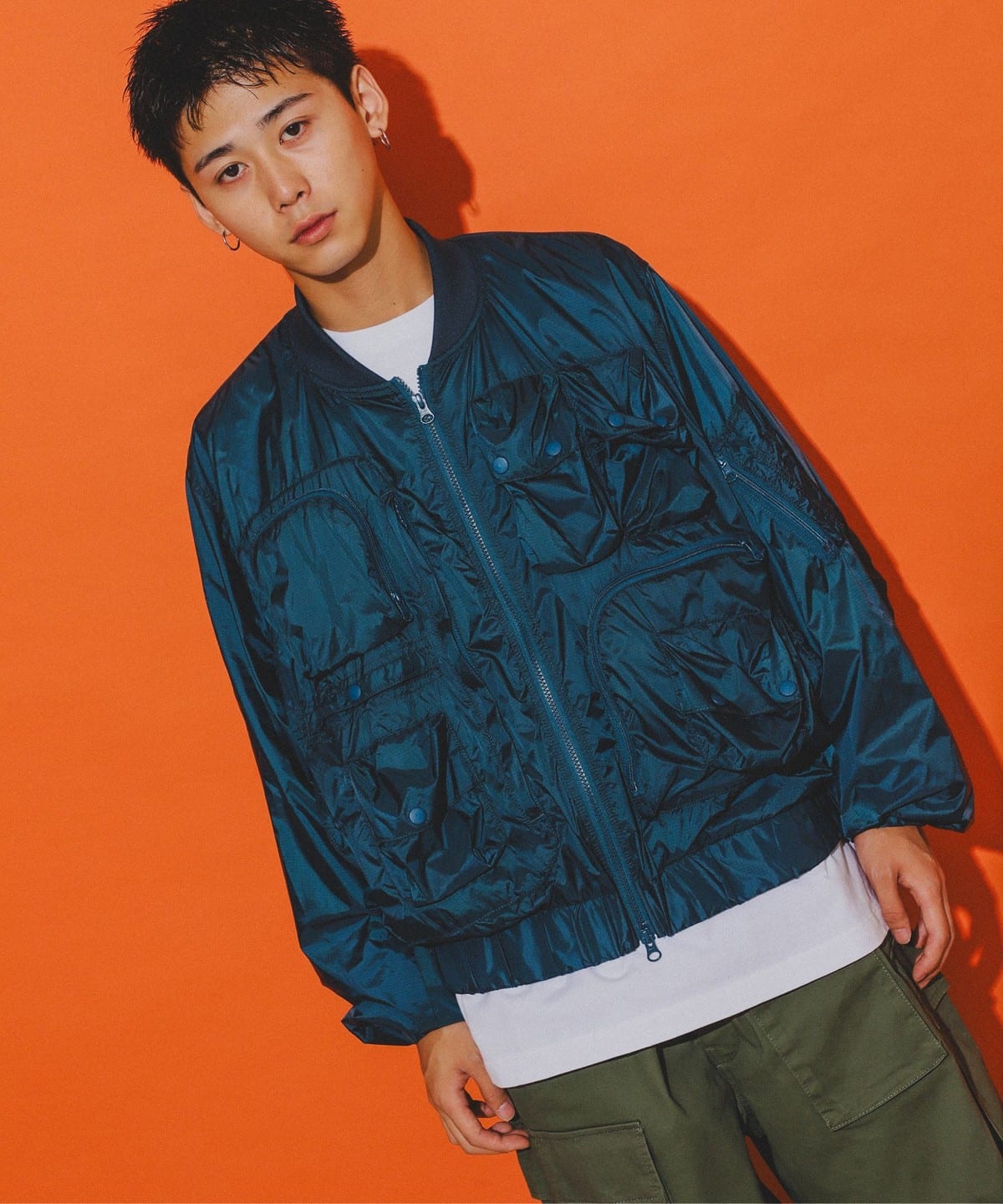 BEAMS BEAMS多口袋 MA-1(束腰束腰)郵購 | BEAMS BEAMS BEAMS多口袋 MA-1(束腰束腰)郵購 | BEAMS