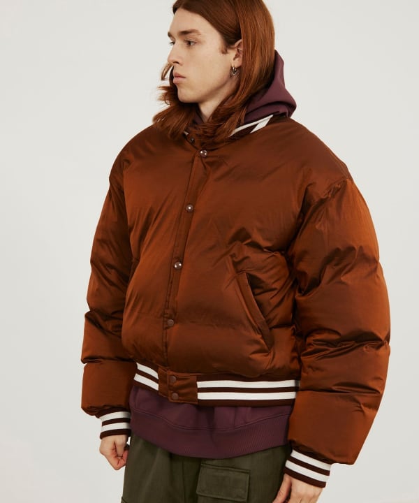 BEAMS (BEAMS) [10% OFF!! Outerwear Fair Included] Down Varsity Jacket  (Blouson Down Jacket) Available for Purchase | BEAMS