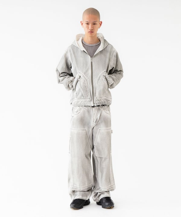 BEAMS（ビームス）FUTURE ARCHIVE / FADE DENIM HOODIE