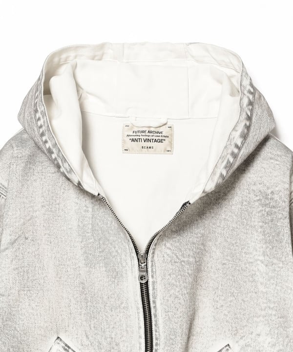 BEAMS（ビームス）FUTURE ARCHIVE / FADE DENIM HOODIE