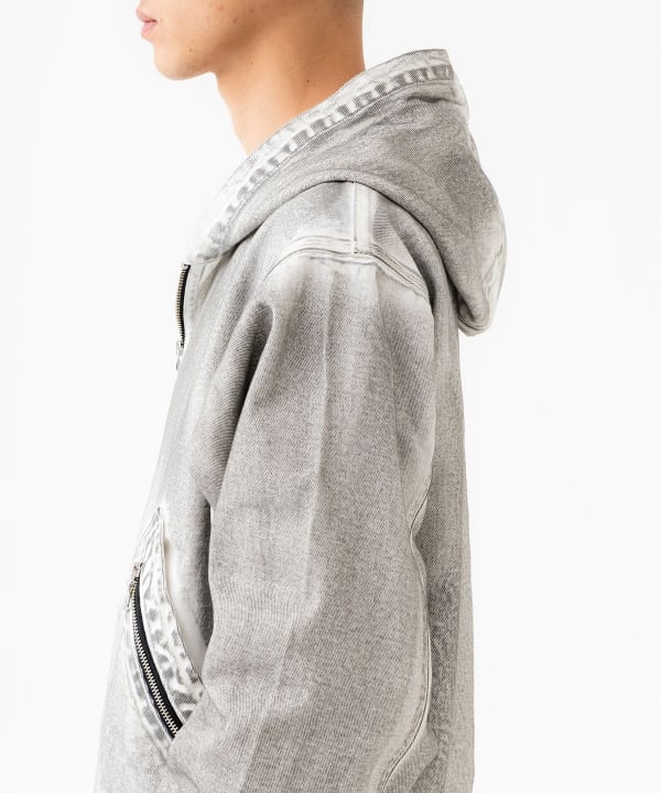 BEAMS（ビームス）FUTURE ARCHIVE / FADE DENIM HOODIE