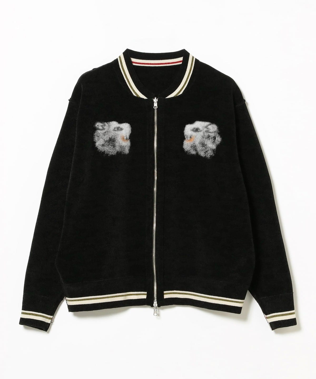 BEAMS（ビームス）DAIRIKU / Needle Punch Reversible Ska Knit（ブルゾン ブルゾン）通販｜BEAMS