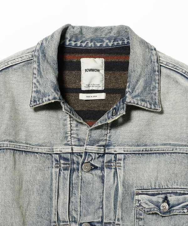 BOW WOW / BLANKET LINED DENIM JK AGING