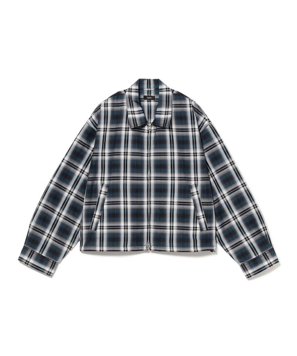 BEAMS (BEAMS) Short Check Blouson (Blouson Blouson) for sale