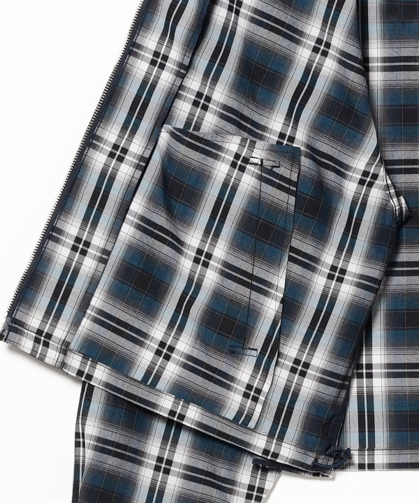 BEAMS (BEAMS) Short Check Blouson (Blouson Blouson) for sale